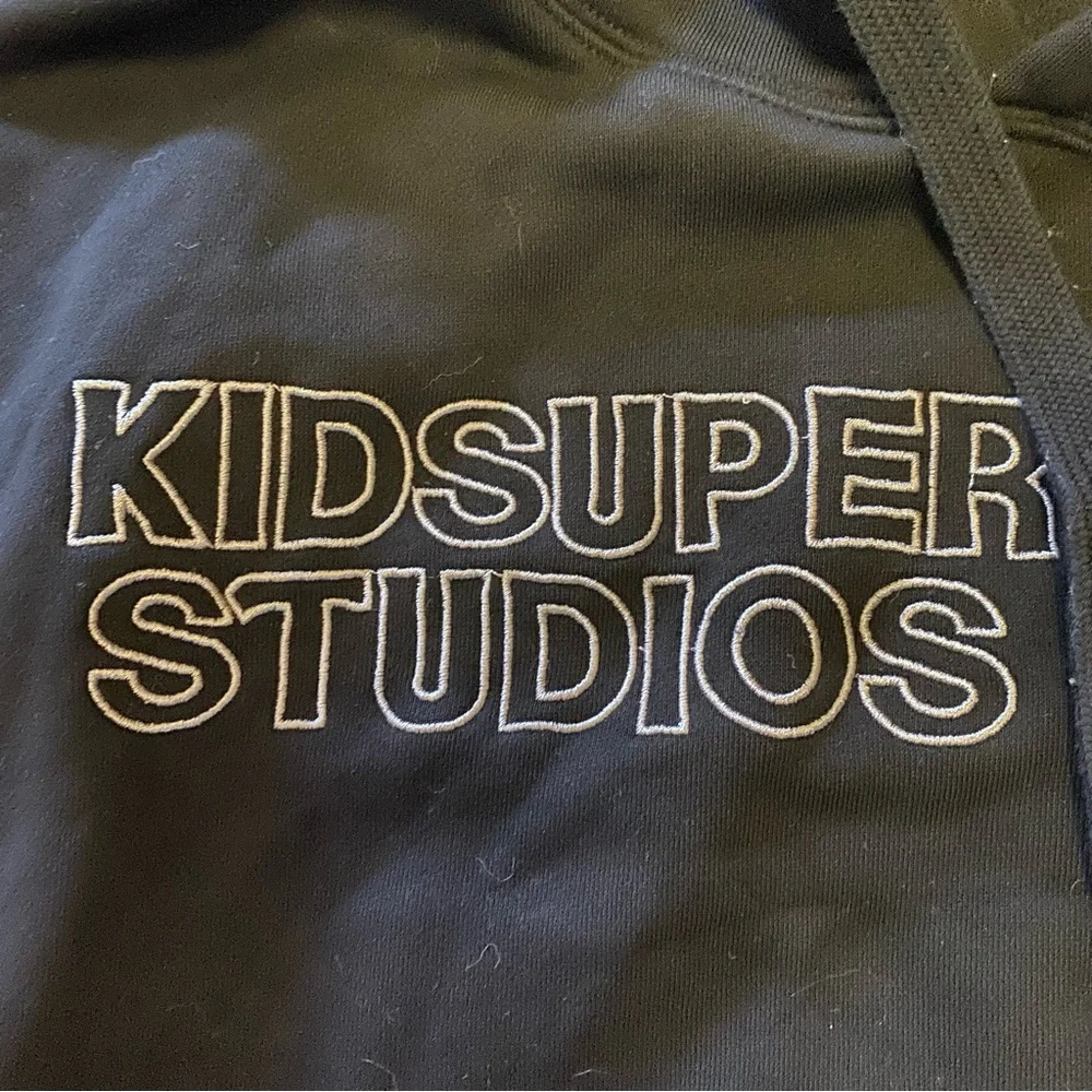 Kidsuper Studios Embroidered-design hoodie Black Sz Small Men’s - Picture 6 of 11